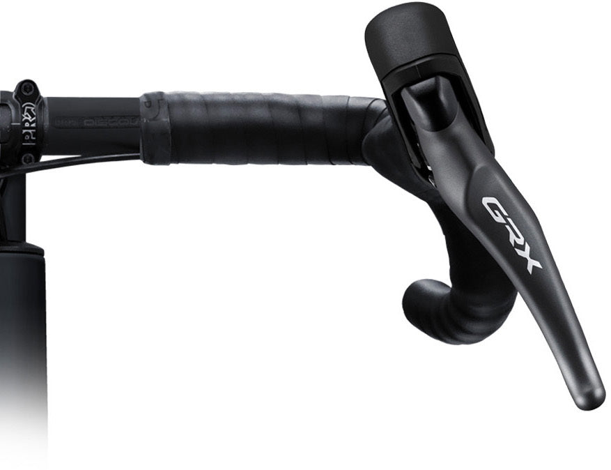Shimano GRX ST-RX820-LA/BR-RX820 Set de freins à disque avant Flat Mount pour tige de selle Vario gris/noir