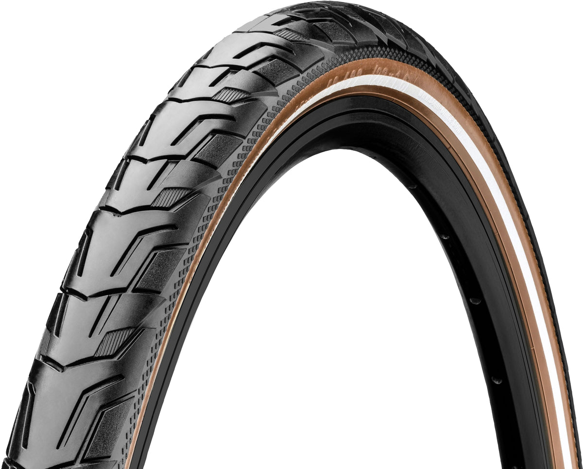 Continental Ride City pneu à tringle rigide 28x1.40" Reflex E-25 marron/noir