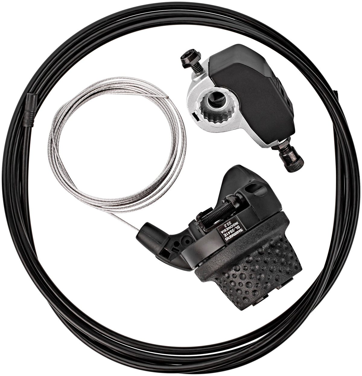 Shimano NEXUS SL-3S41 Manette de changement 3 vitesses droite noir/argent
