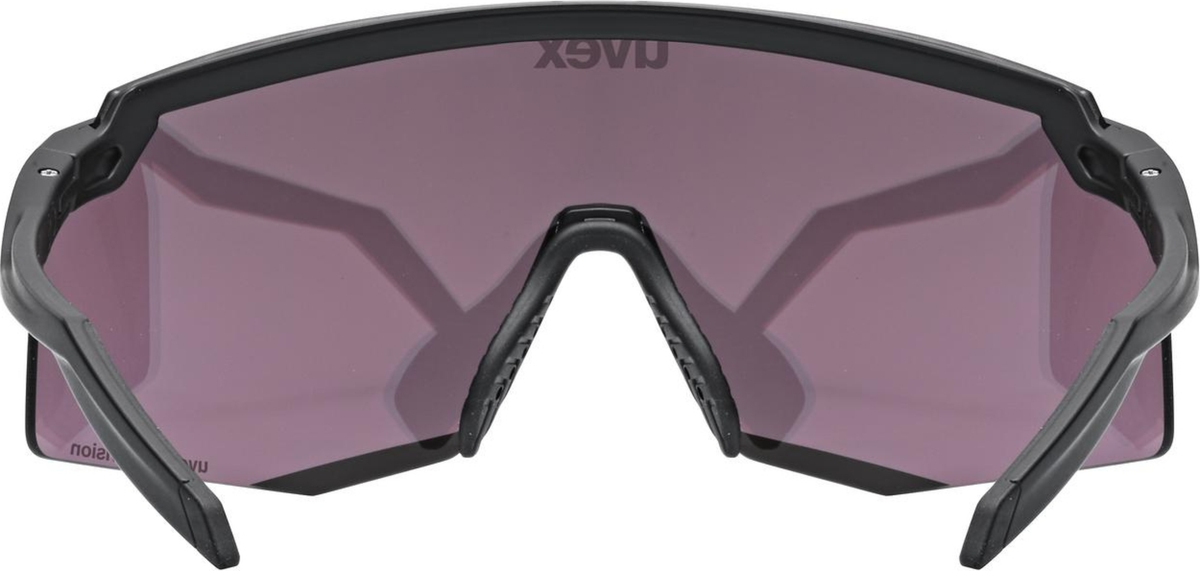 uvex Pace Stage Cv Lunettes de vélo Noir Mat / Miroir Argent
