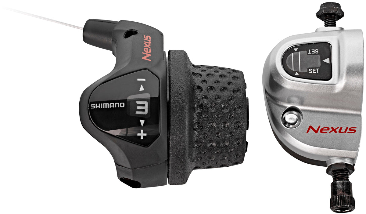 Shimano NEXUS SL-3S41 Manette de changement 3 vitesses droite noir/argent