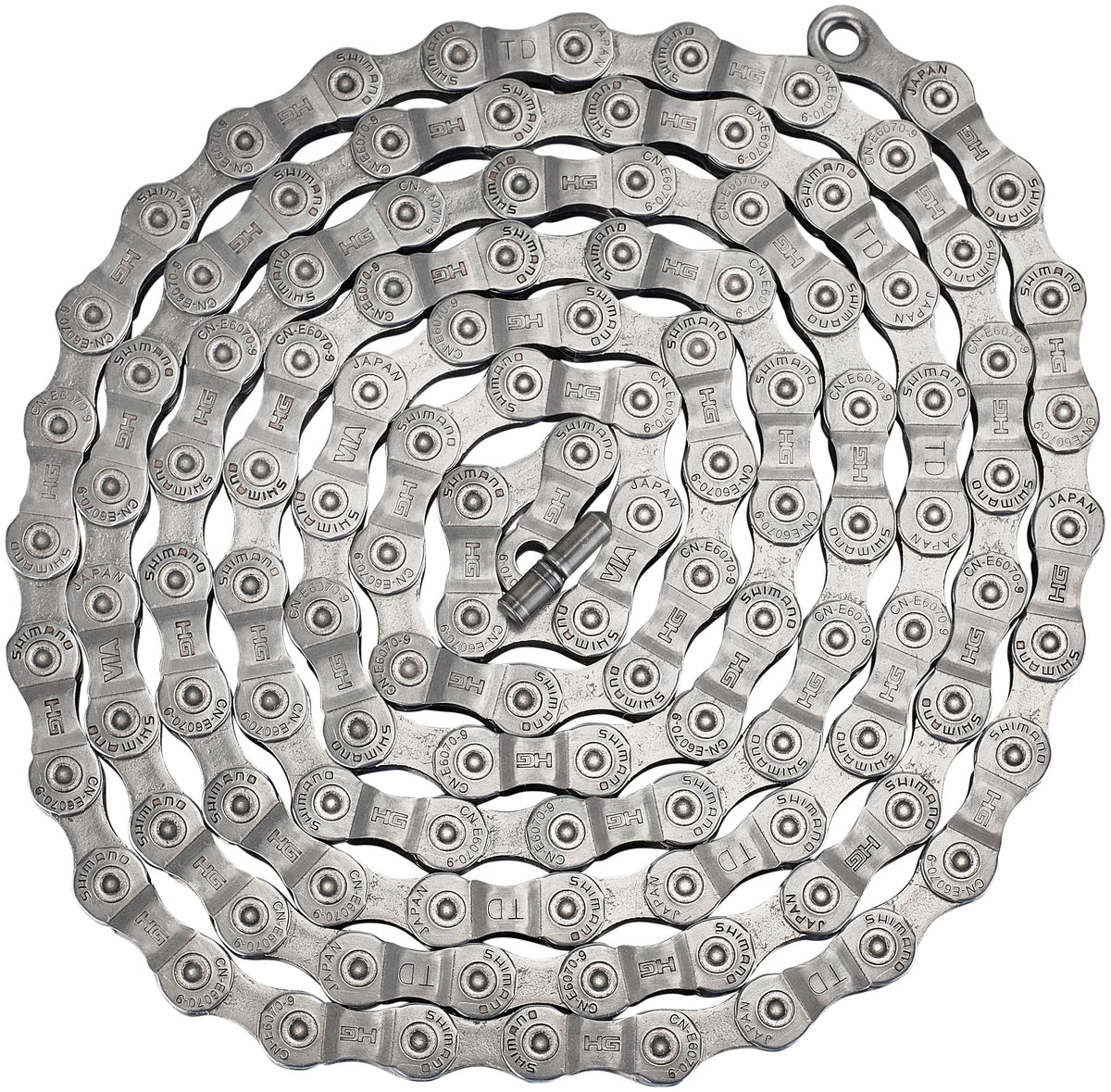 Shimano CN-E6070 chaîne E-Bike 9 vitesses argent