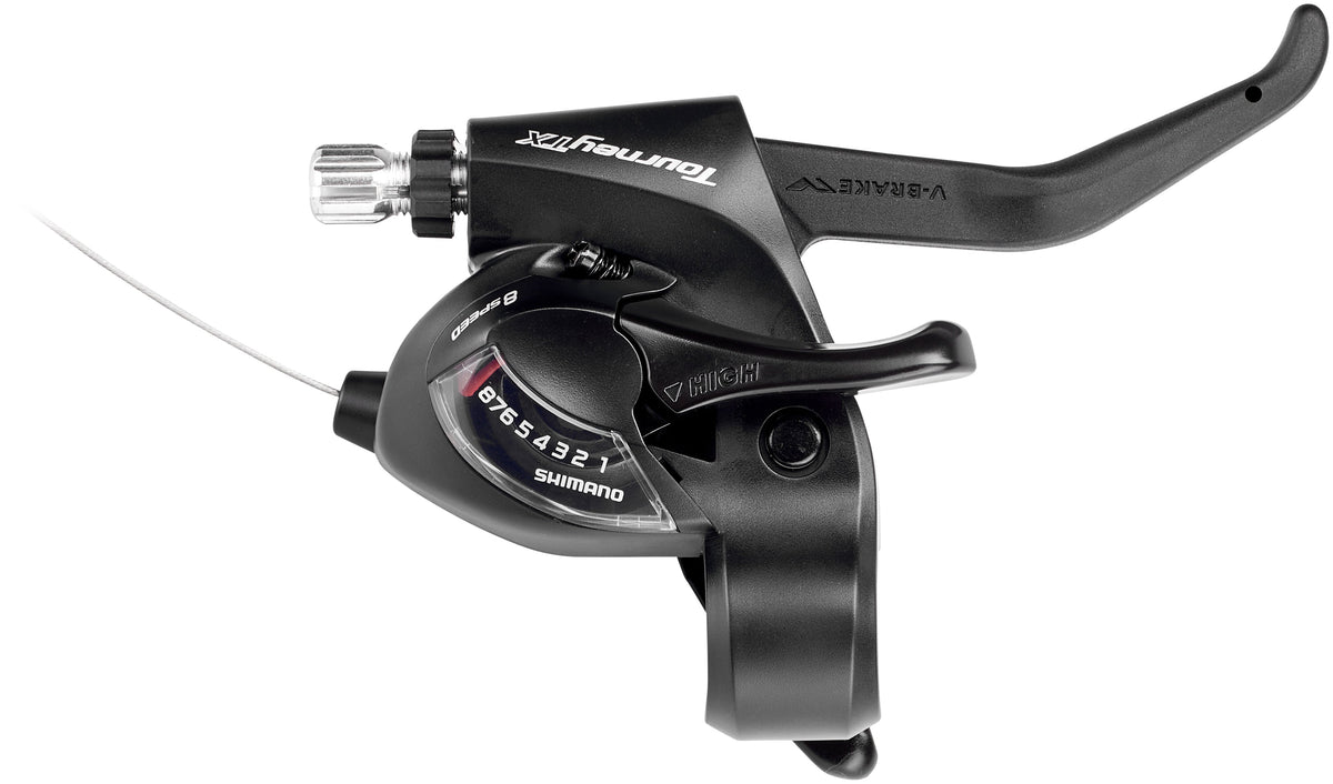 Shimano Tourney TX ST-TX800 levier de changement/de frein 8 vitesses droit noir