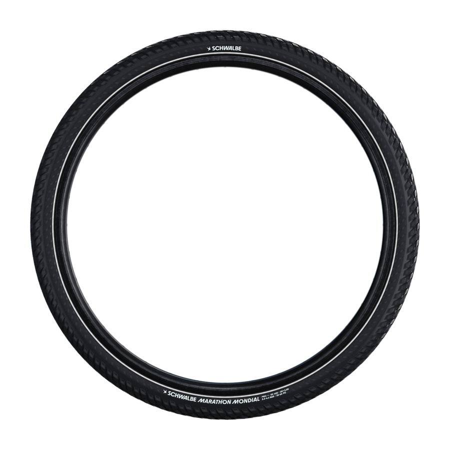 Schwalbe MARATHON MONDIAL Performance RaceGuard ADDIX 28" noir réfléchissant