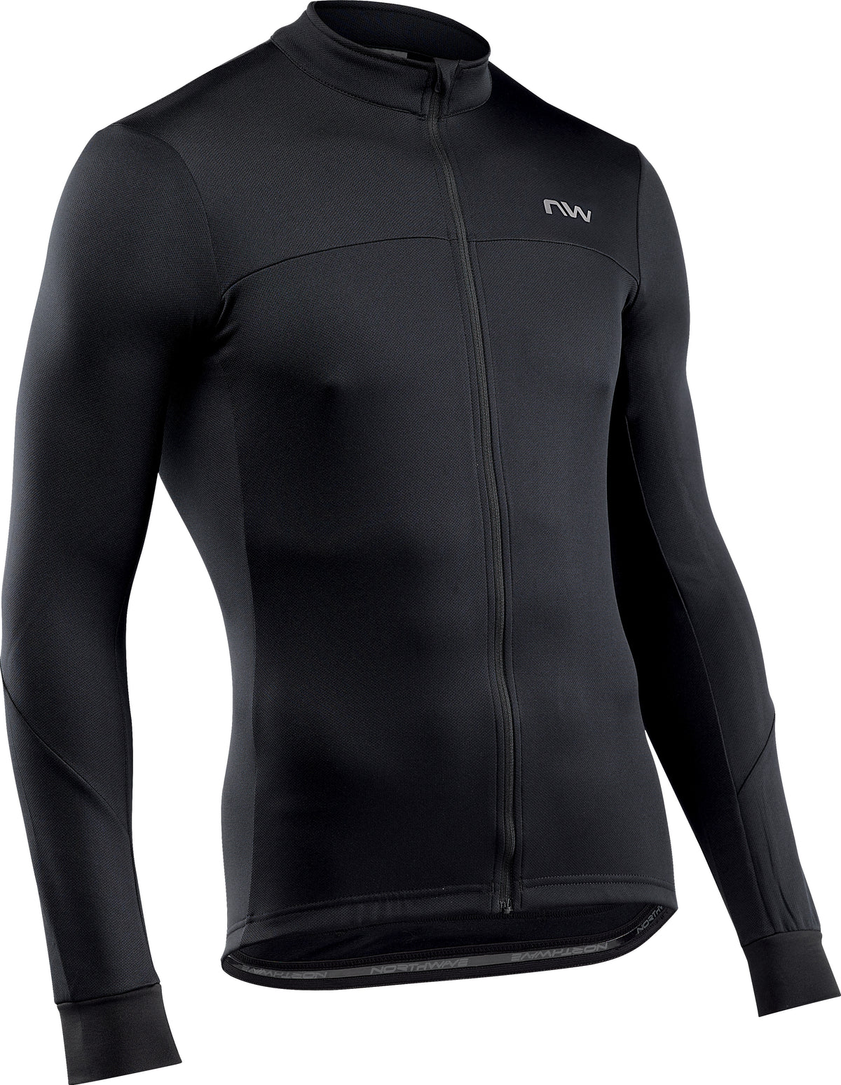 Northwave Force 2 Maillot ML Zip intégral Noir