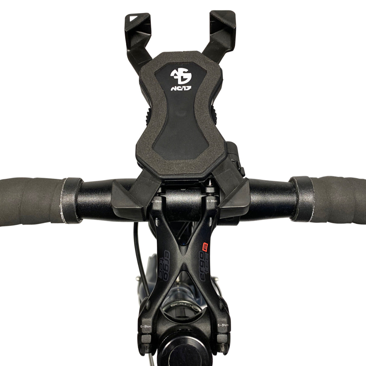 NC-17 Connect 3D Support universel pour smartphone, montage sur cintre Center Mount (centré devant la potence) noir
