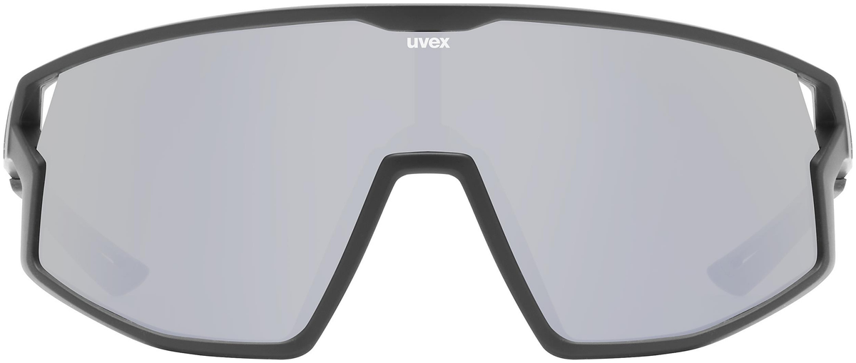 uvex Skyryse lunettes de vélo Noir Mat / Miroir Argent