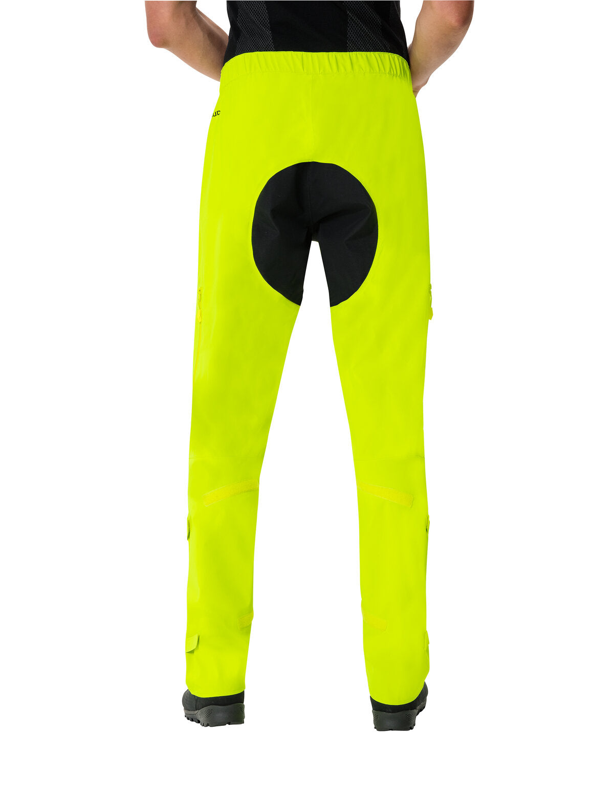 VAUDE Moab Rain Pants Homme jaune néon