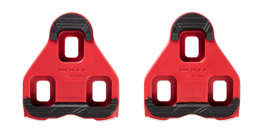 Look Delta Grip plaques de pédale rouge