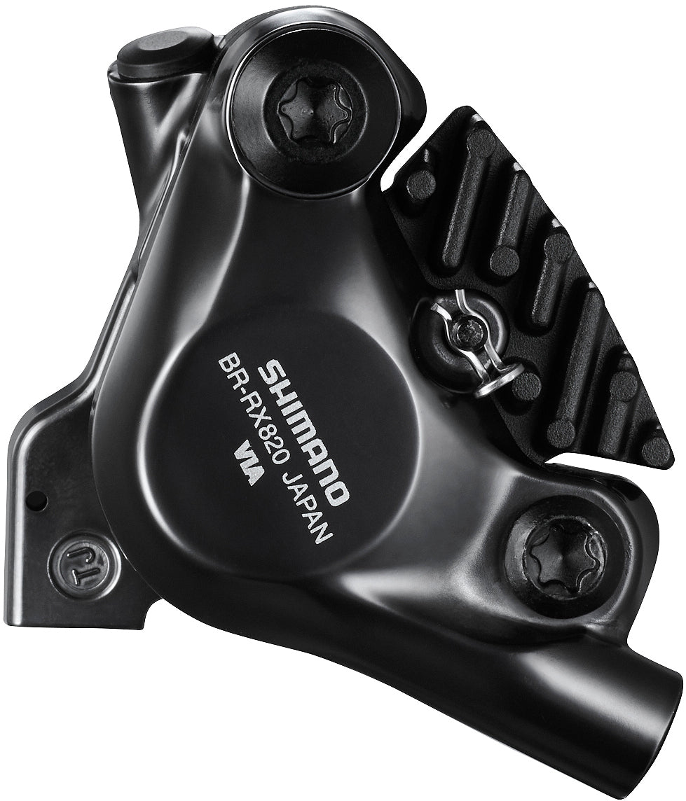 Shimano GRX ST-RX820/BR-RX820 Set de freins à disque arrière Flat Mount 12 vitesses gris/noir