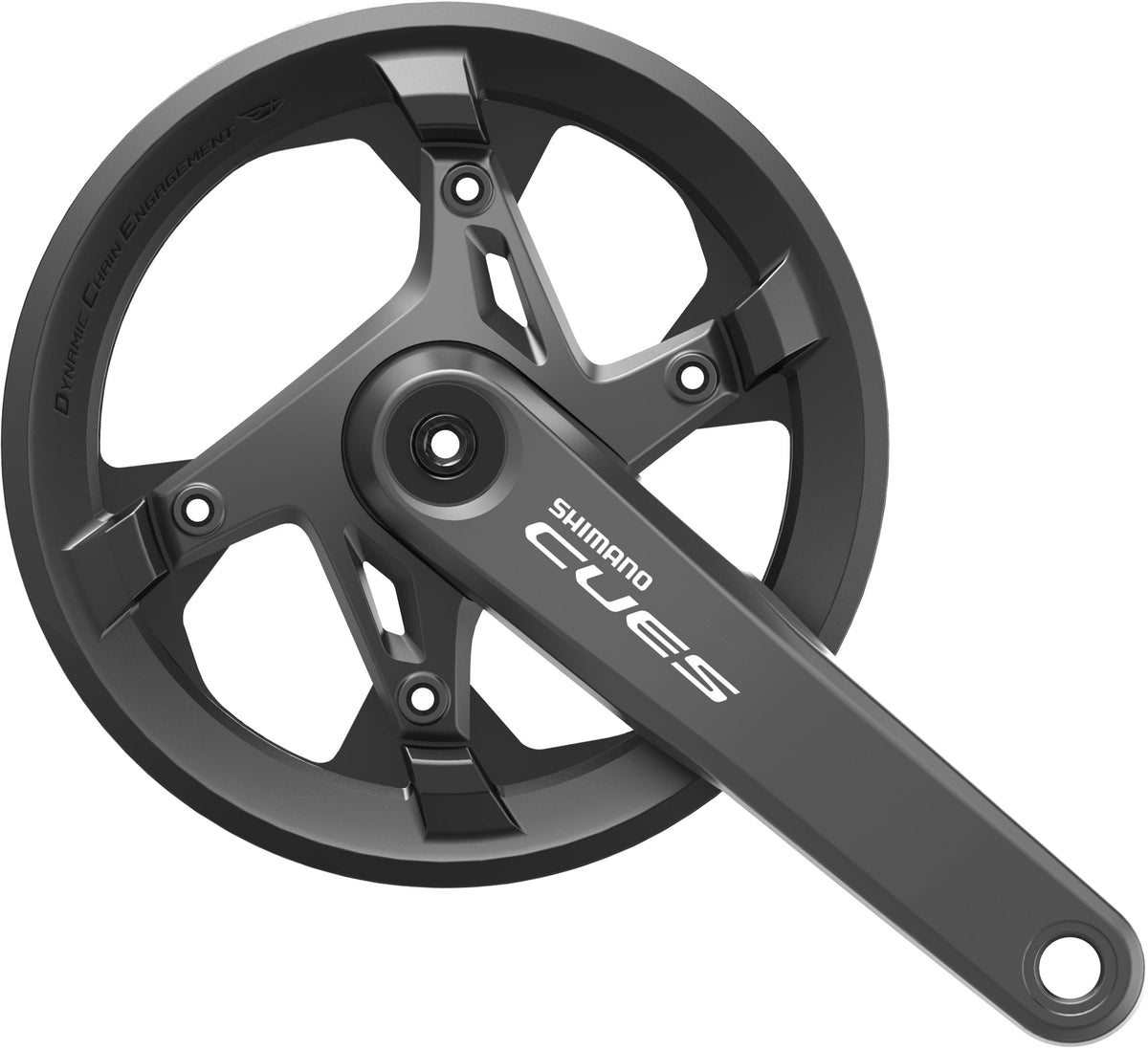Shimano Cues FC-U6000-1 pédalier 9/10/11 vitesses 42 dents avec protège-chaîne