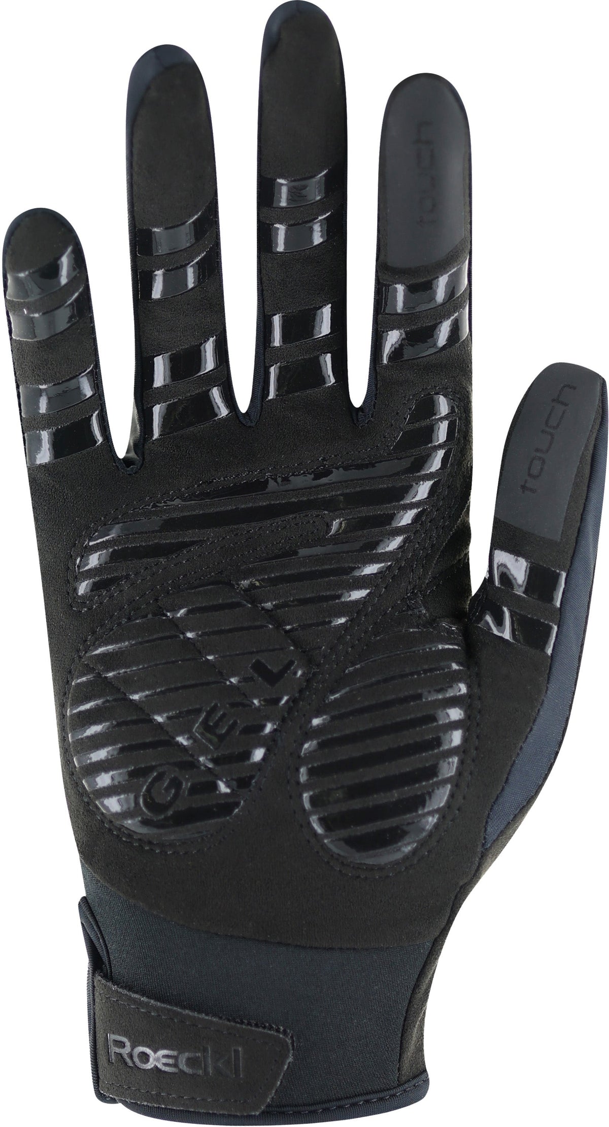 Gants Roeckl Mori 2 Noir/orange fluo