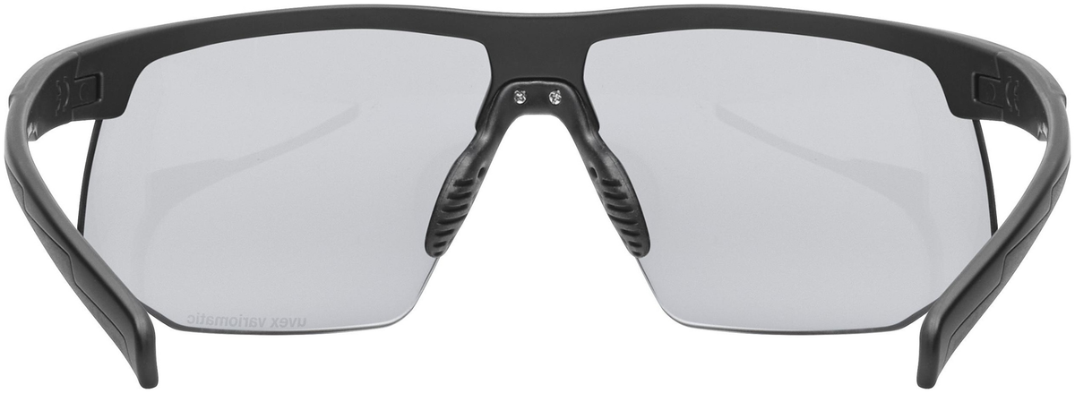 uvex Aerios V Lunettes de vélo Noir Mat / Fumé