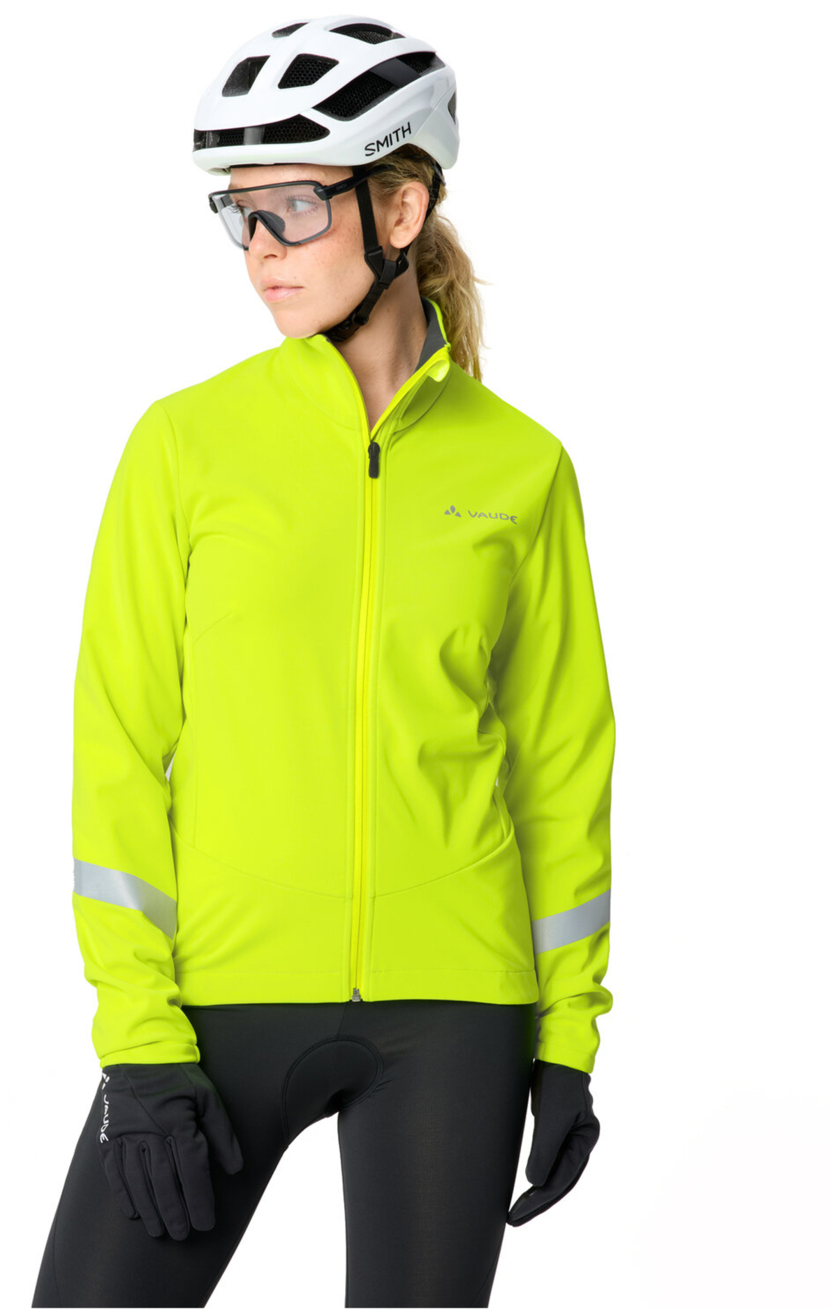 VAUDE Veste Softshell Matera Femme III jaune néon