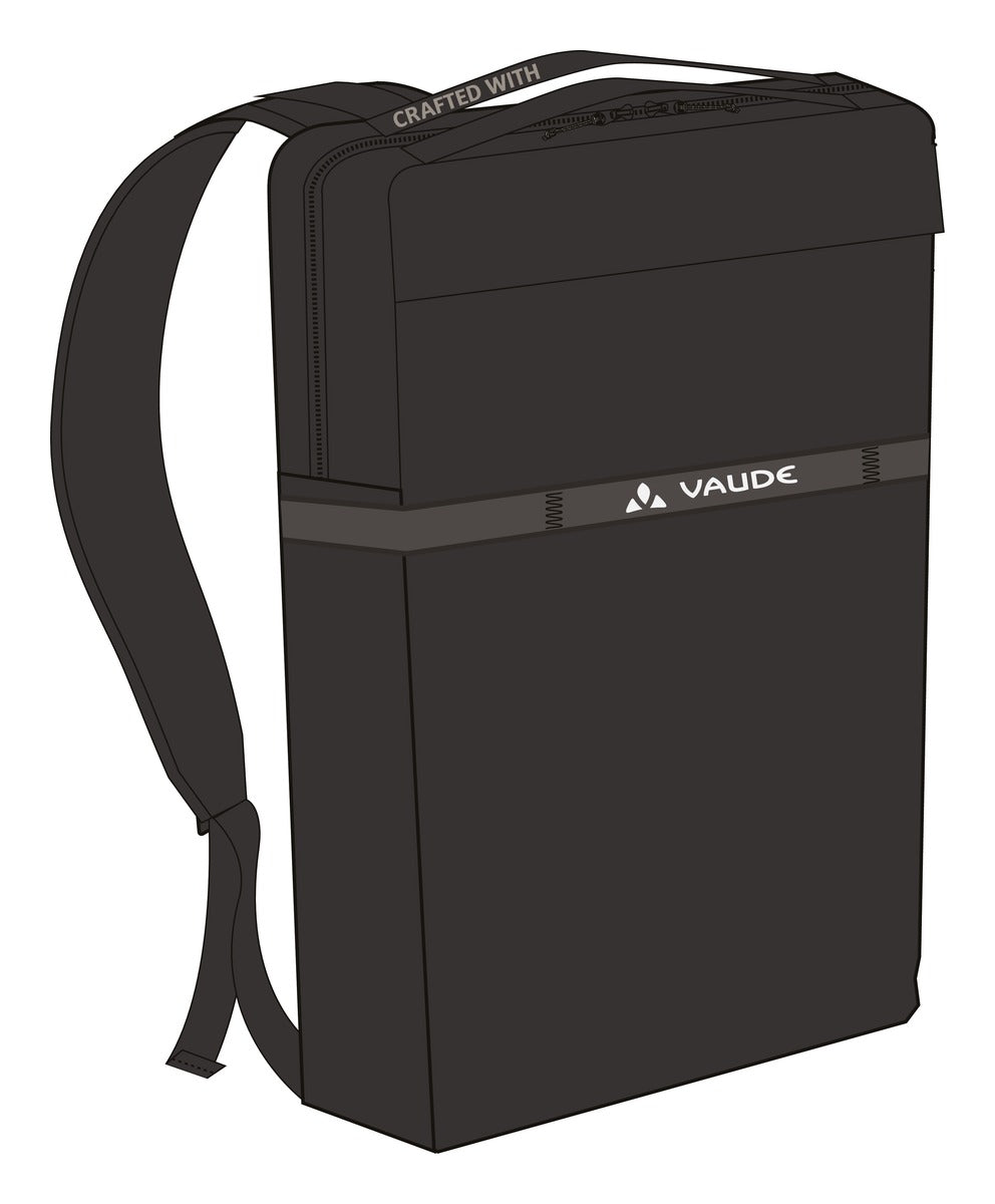 VAUDE Mineo Transformer 20 Sac à dos noir