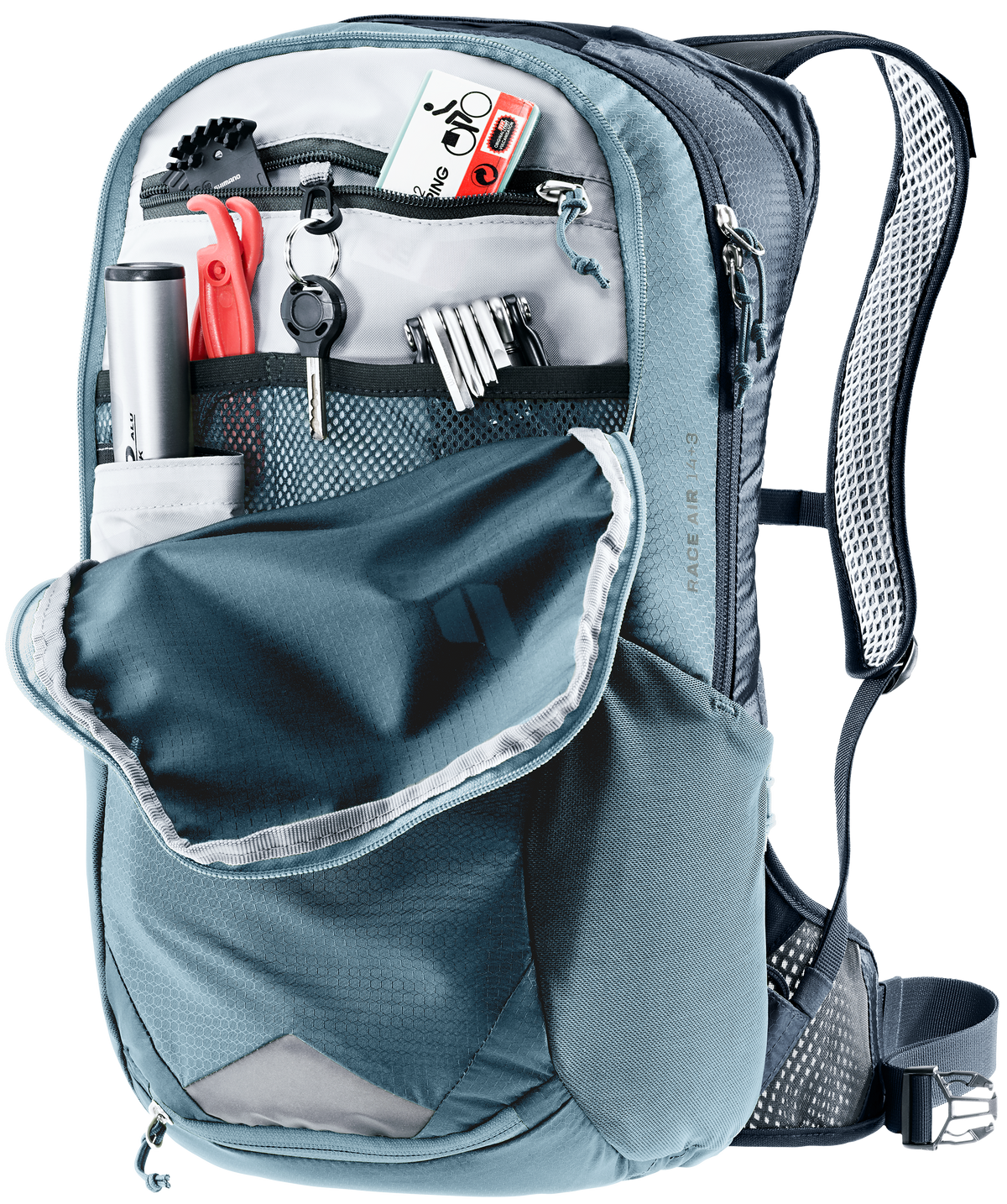 deuter Race Air 14+3 sac à dos vélo bleu