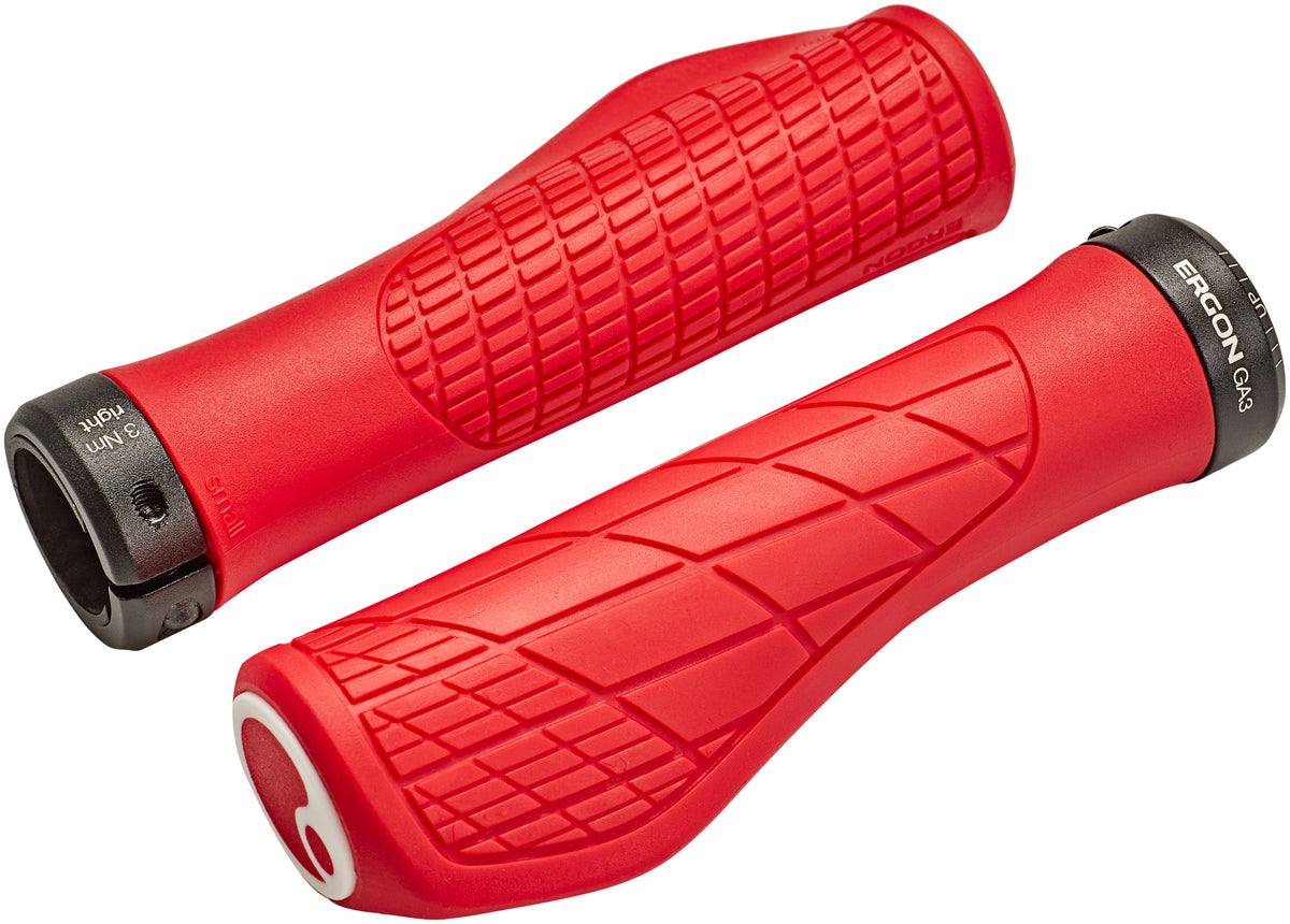 Ergon GA3 poignées rouge