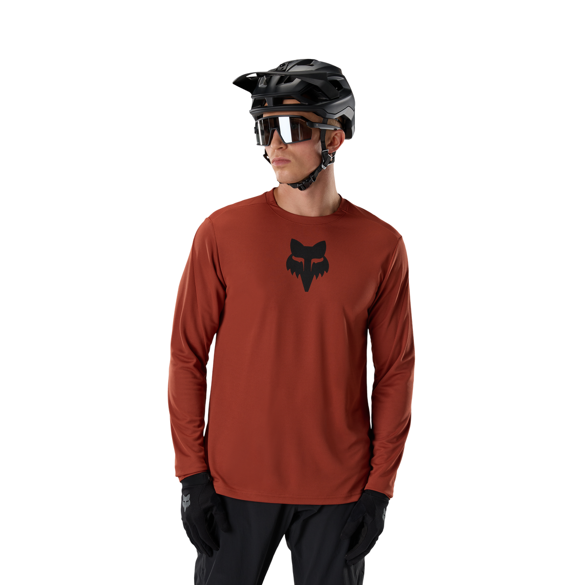 Fox Ranger Ls Jersey Fox Head Ambre Écarlate