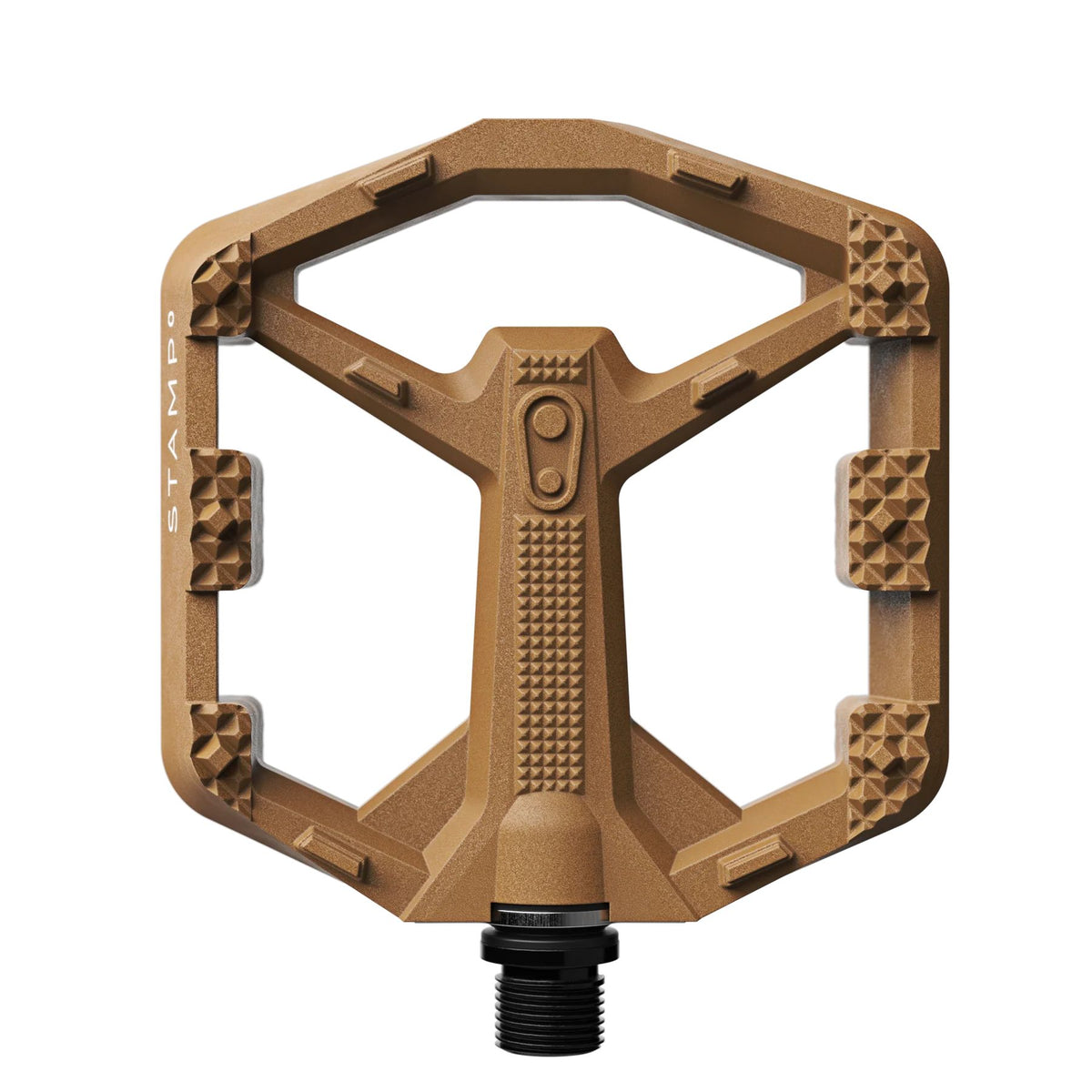 Crankbrothers Stamp 0 Small pédale plateforme marron