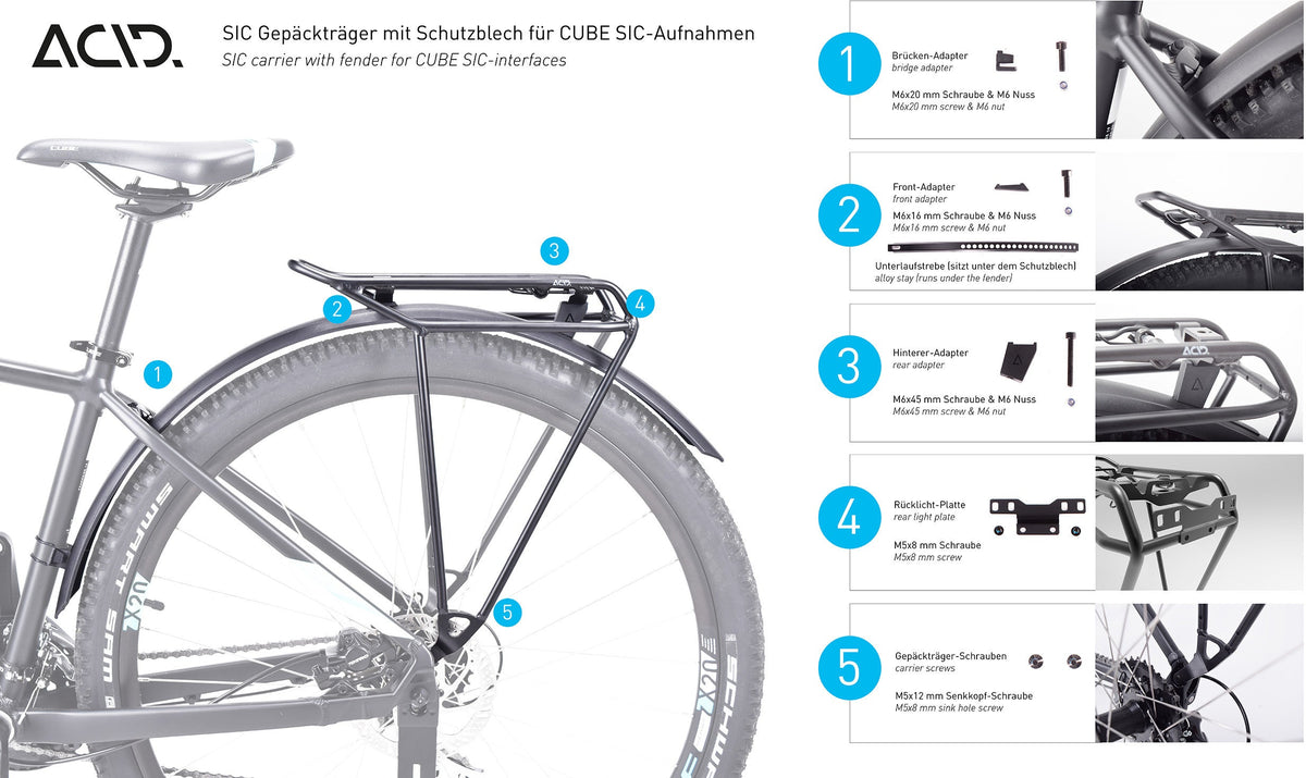ACID Porte-bagages SIC 28" RILink