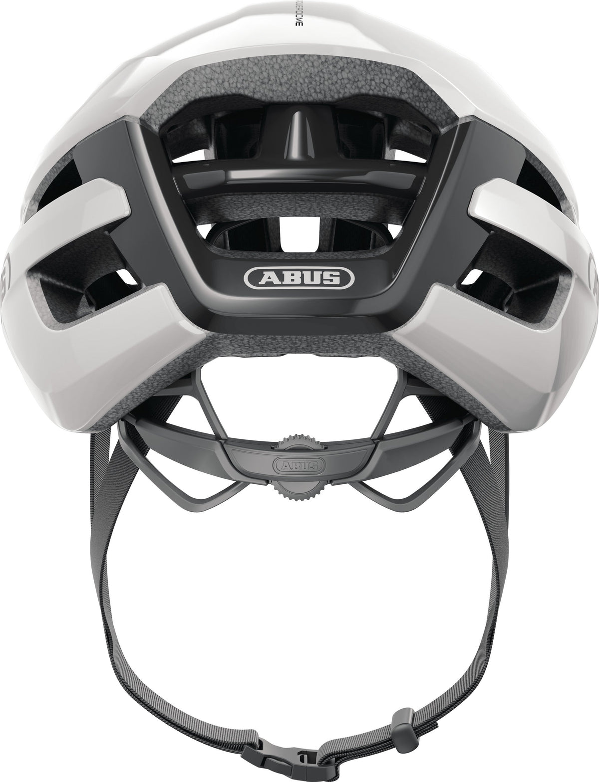 ABUS Powerdome casque route brillant blanc