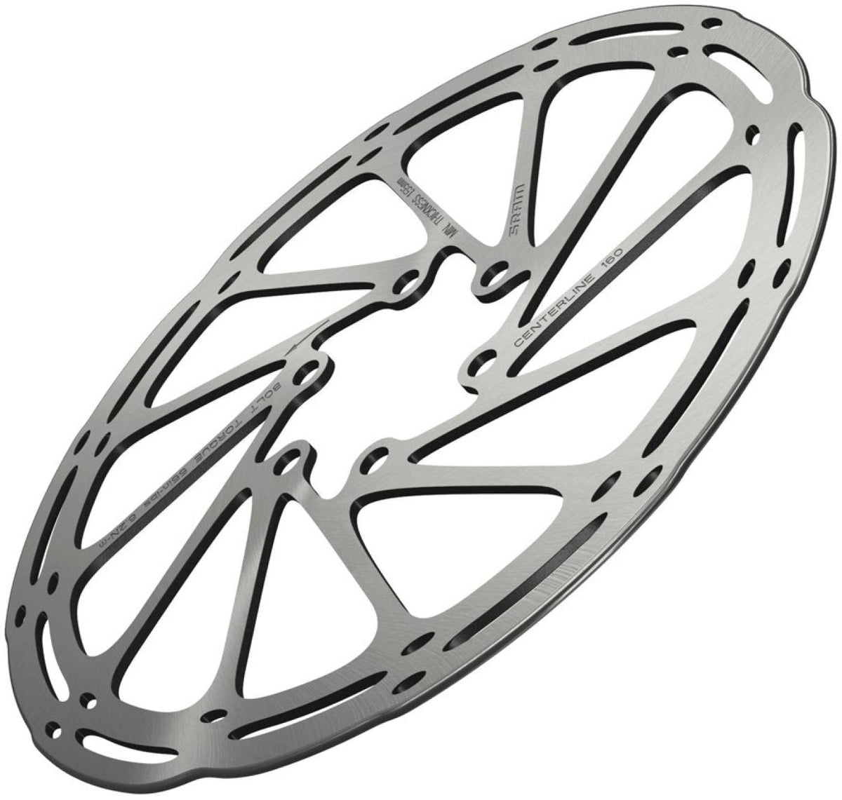 Disque de frein SRAM Centerline Rounded monobloc argenté