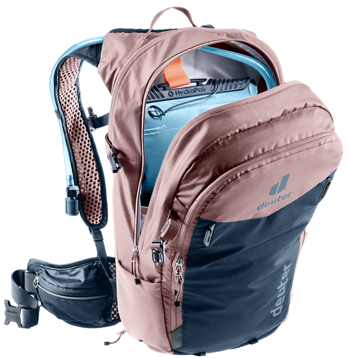 deuter Compact 14+3 sac à dos vélo ink-ashrose