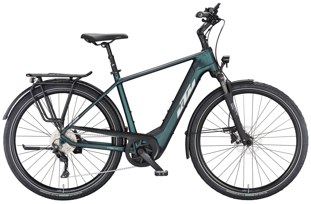 KTM MACINA TOUR CX 510 Diamant 500 vert violet flip mat (argent+vert)