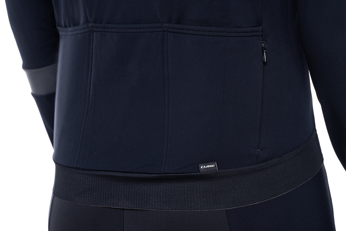 Maillot CUBE BLACKLINE manches longues noir homme