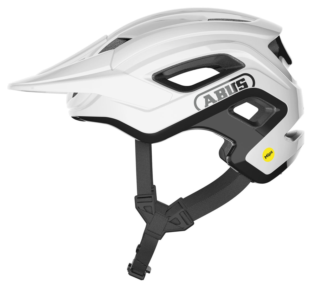 Casque VTT Abus CliffHanger MIPS blanc brillant