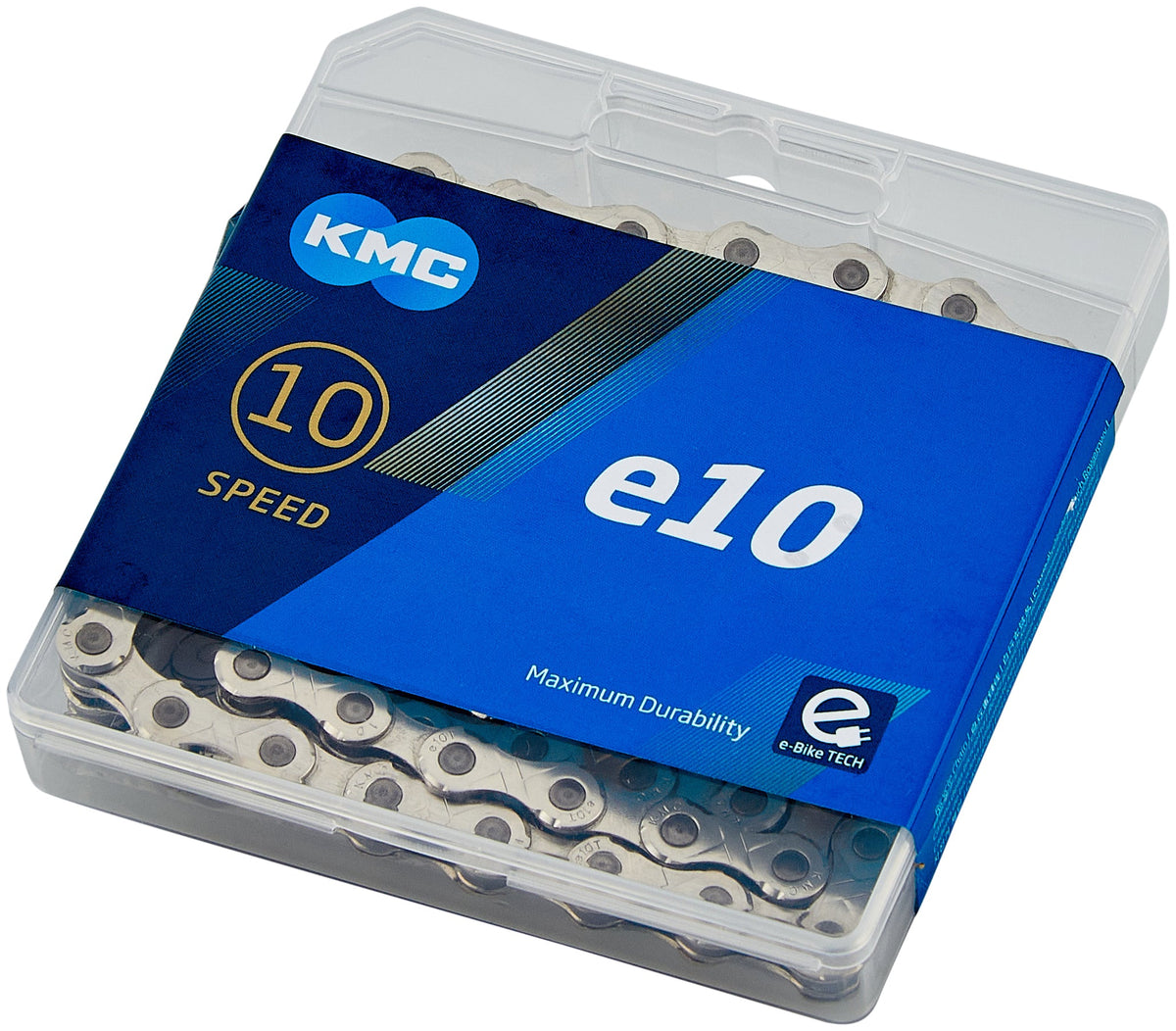 Chaîne KMC e10 E-Bike 10 vitesses argentée