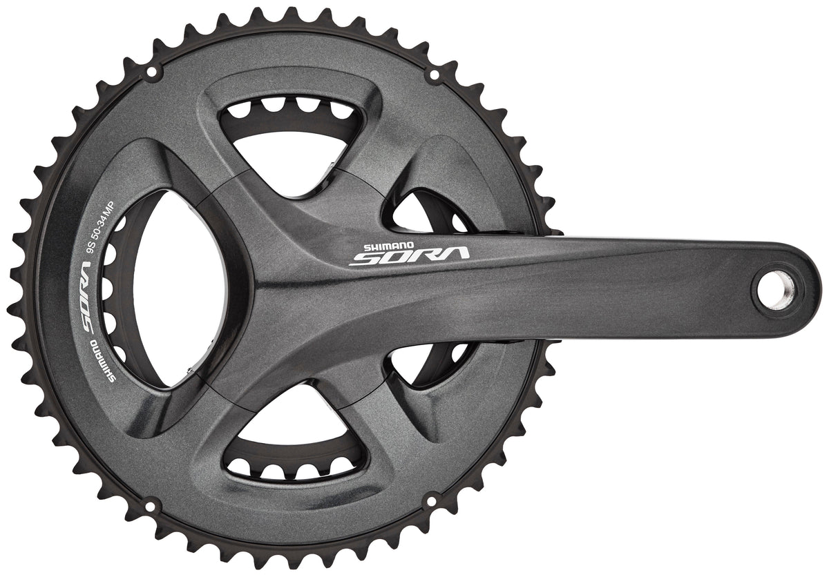 Shimano Sora FC-R3000 pédalier 2x9 vitesses 50-34 dents noir/gris