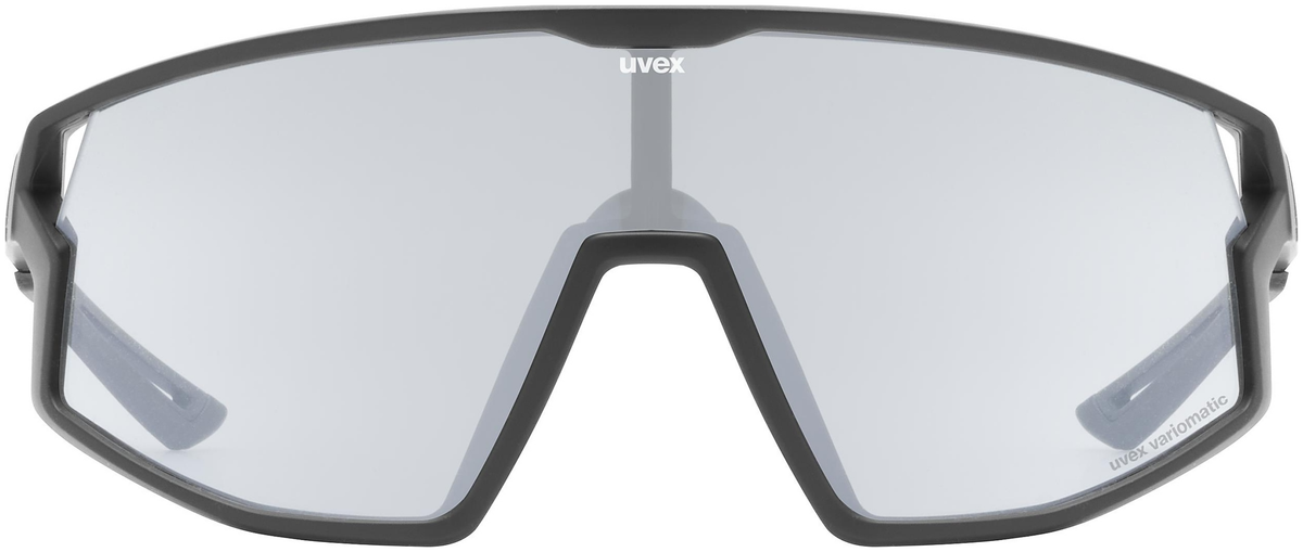 uvex Skyryse V lunettes de vélo Noir Mat / Lightmirror Argent