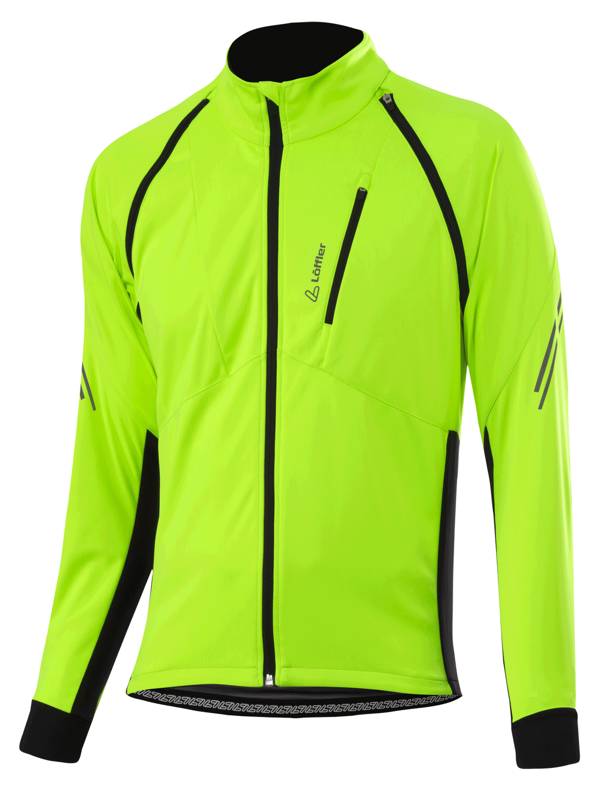 Löffler M Veste Zip-Off Vélo San Remo Ab Light Jaune Néon
