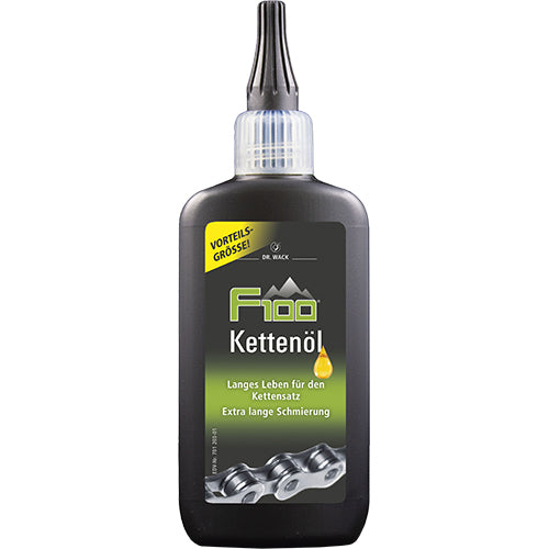 F100 Huile pour chaîne 100ml flacon compte-gouttes
