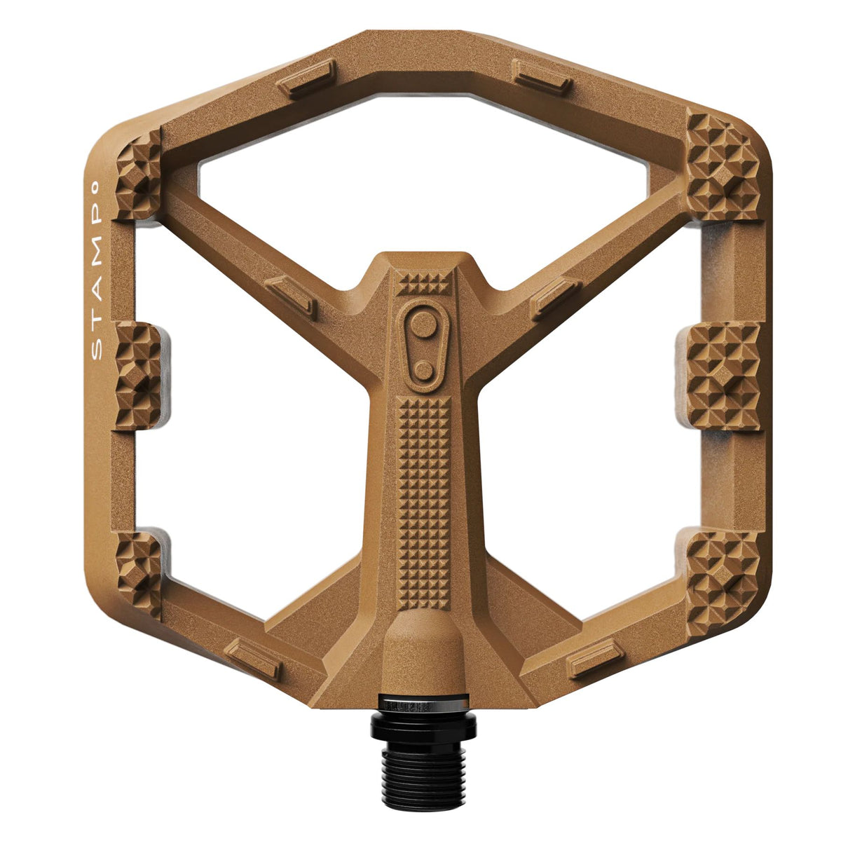 Crankbrothers Stamp 0 Large pédale plateforme marron