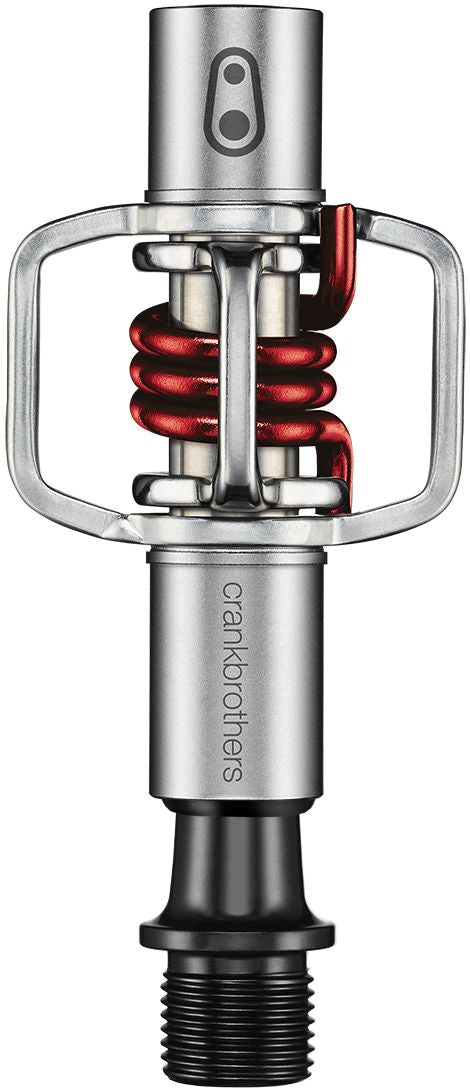 Crankbrothers Eggbeater 1 pédales argent/rouge