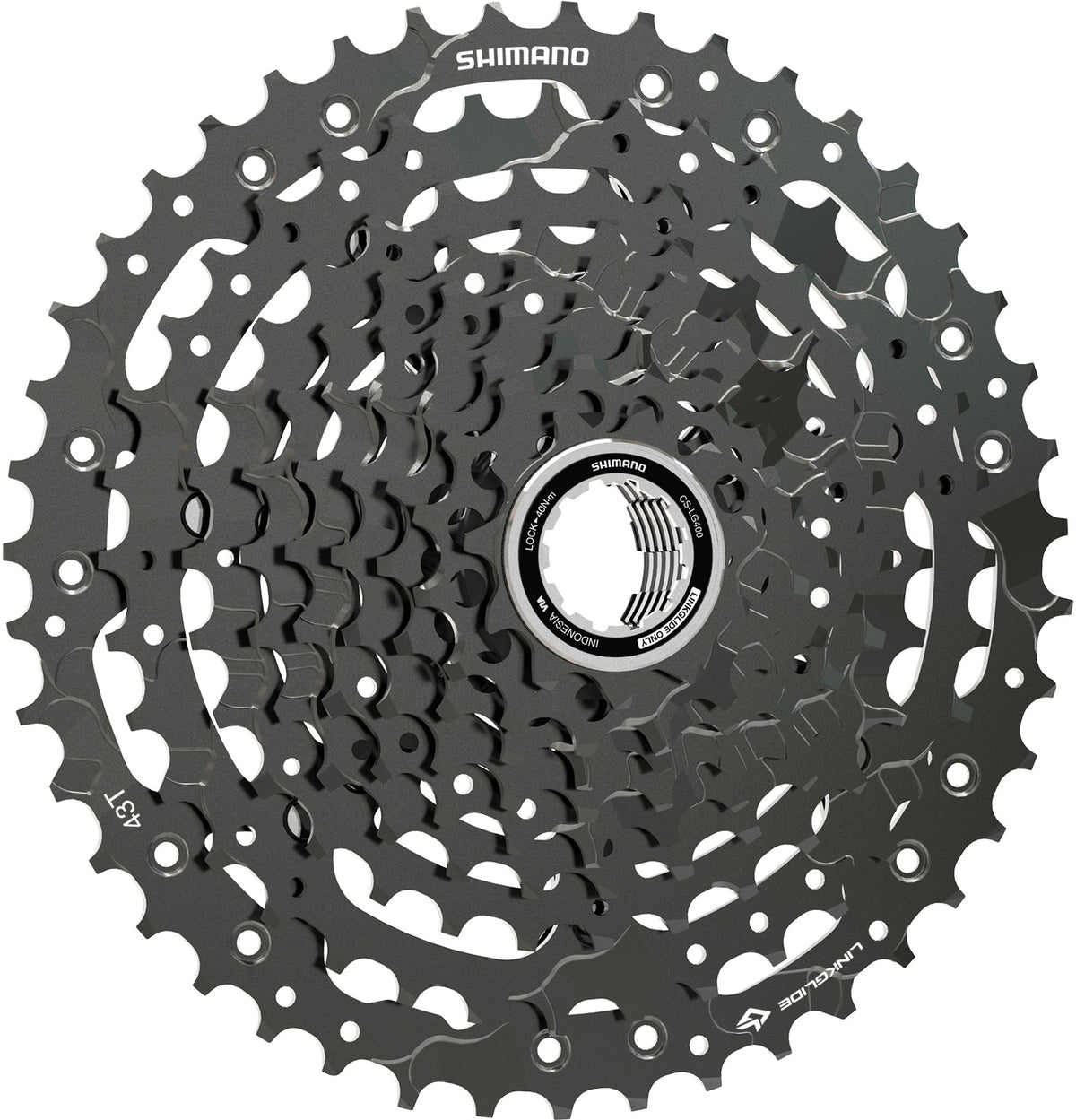 Shimano CS-LG400 cassette 10 vitesses 11-43 dents