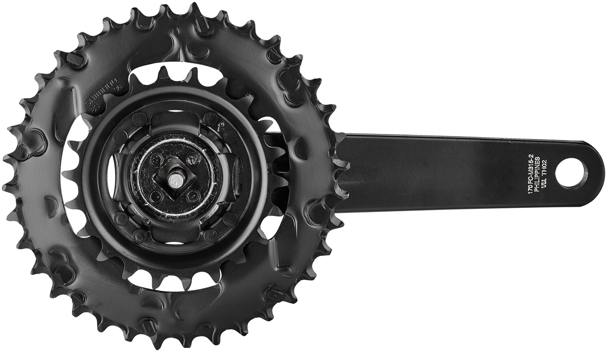 Shimano FC-M315 pédalier 2x7/8 vitesses 36-22 dents