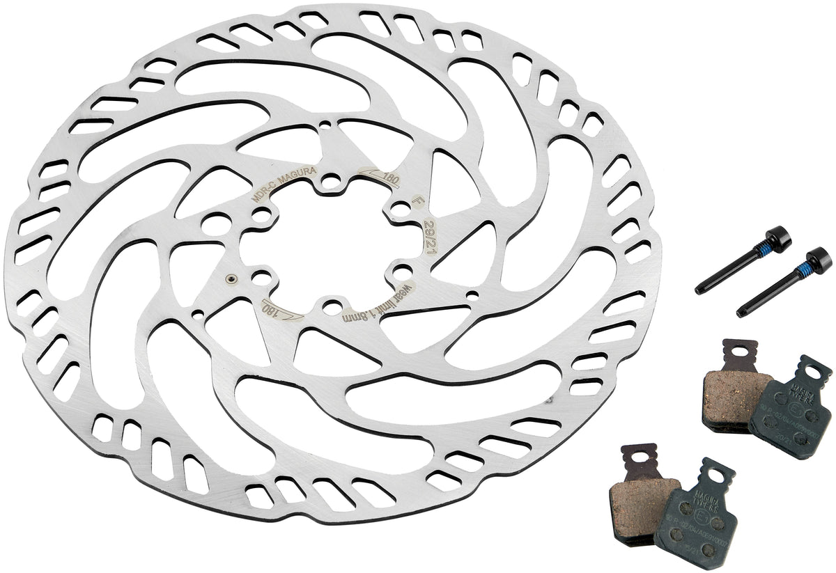 Magura MT eSTOP Kit optimisé avec disque de frein 8.S MDR-C 6 trous et plaquette de frein