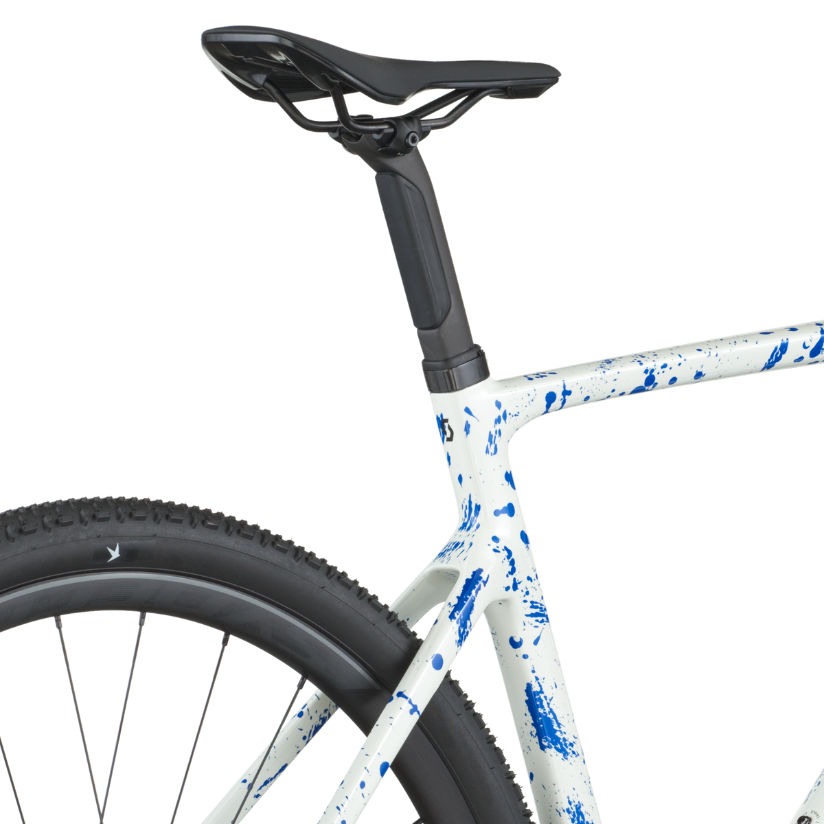 Scott Addict Gravel 30 blanc/bleu éclaboussé