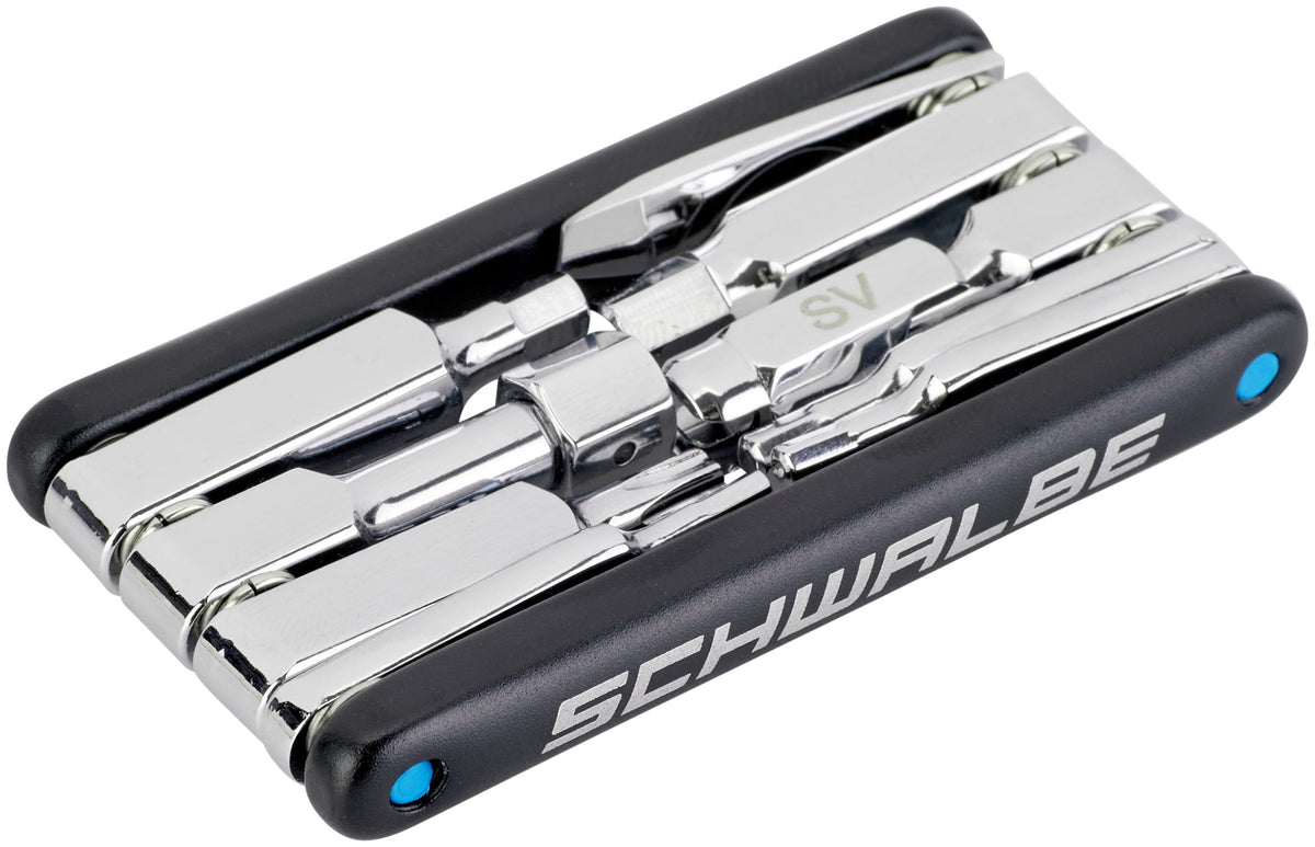 Schwalbe Multitool 2.0 incl. outil de valve noir/argent