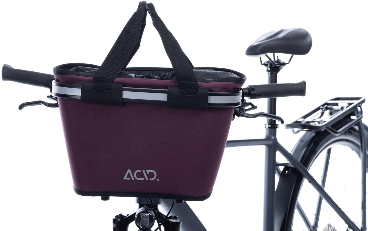 ACID panier de guidon CITY 15 FILink rouge