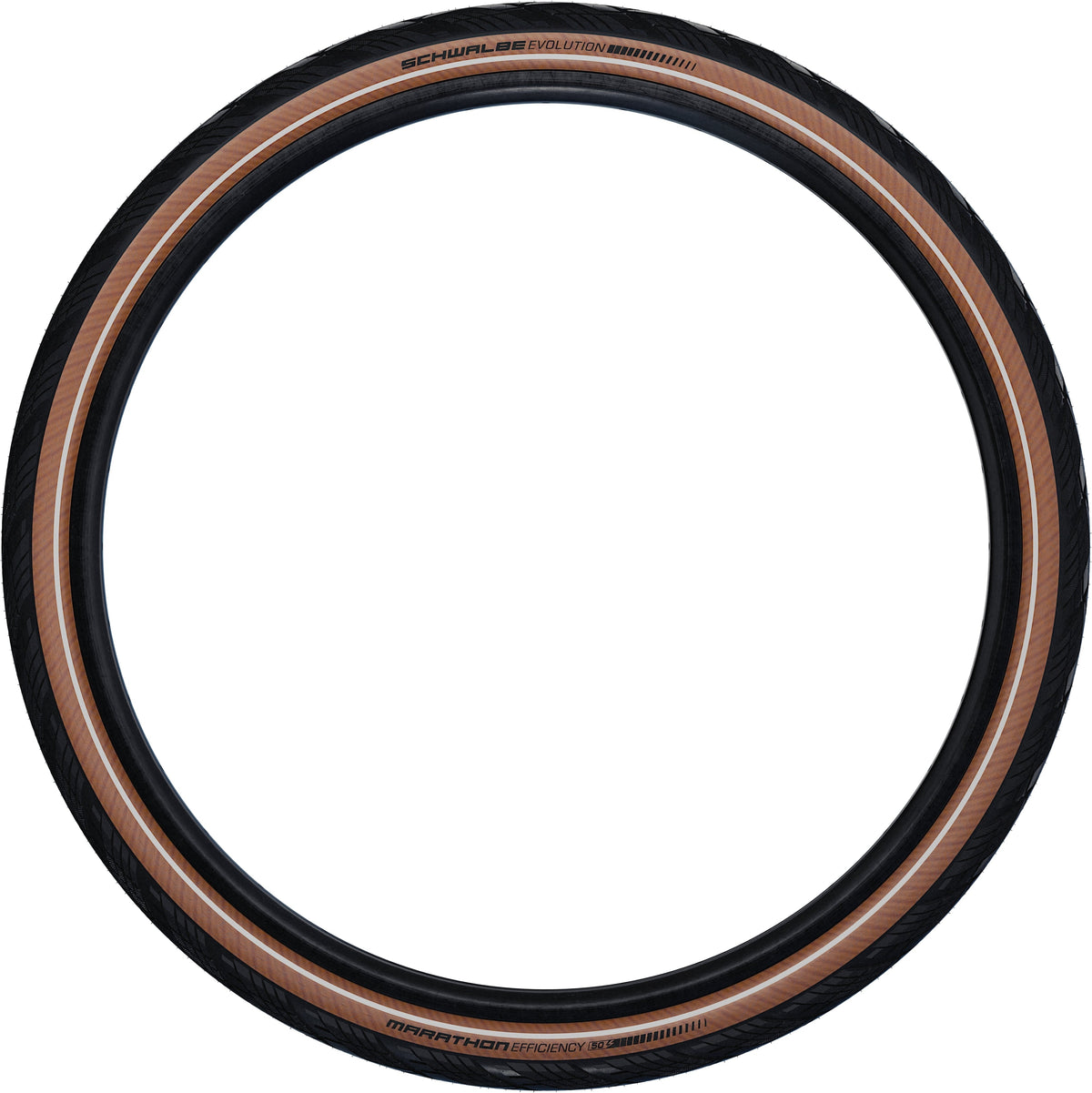 SCHWALBE Marathon Efficiency Evo pneu pliant 28x2.15" Addix Race V-Guard E-50 TLE Reflex noir/transparent