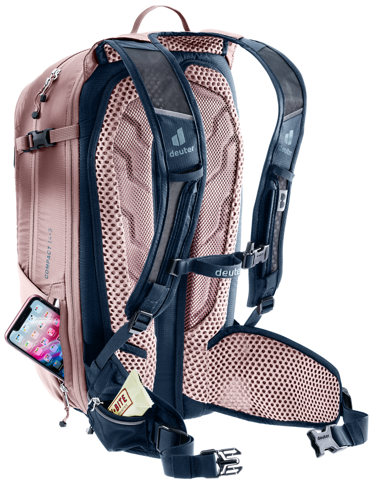 deuter Compact 14+3 sac à dos vélo ink-ashrose