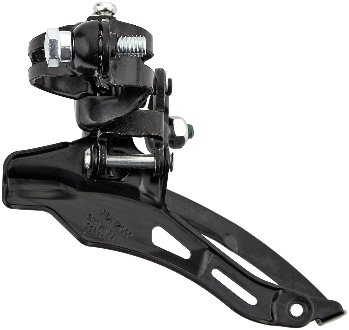 Shimano Tourney TZ FD-TZ500 dérailleur avant 3x6/7 vitesses Down Swing collier bas noir