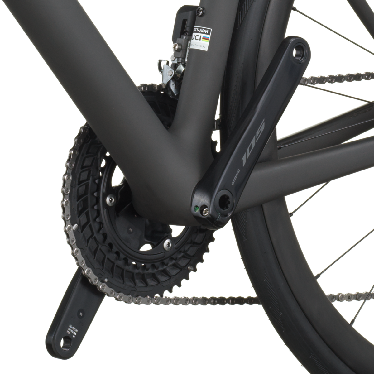 Scott Addict RC 30 vert givré/noir carbone