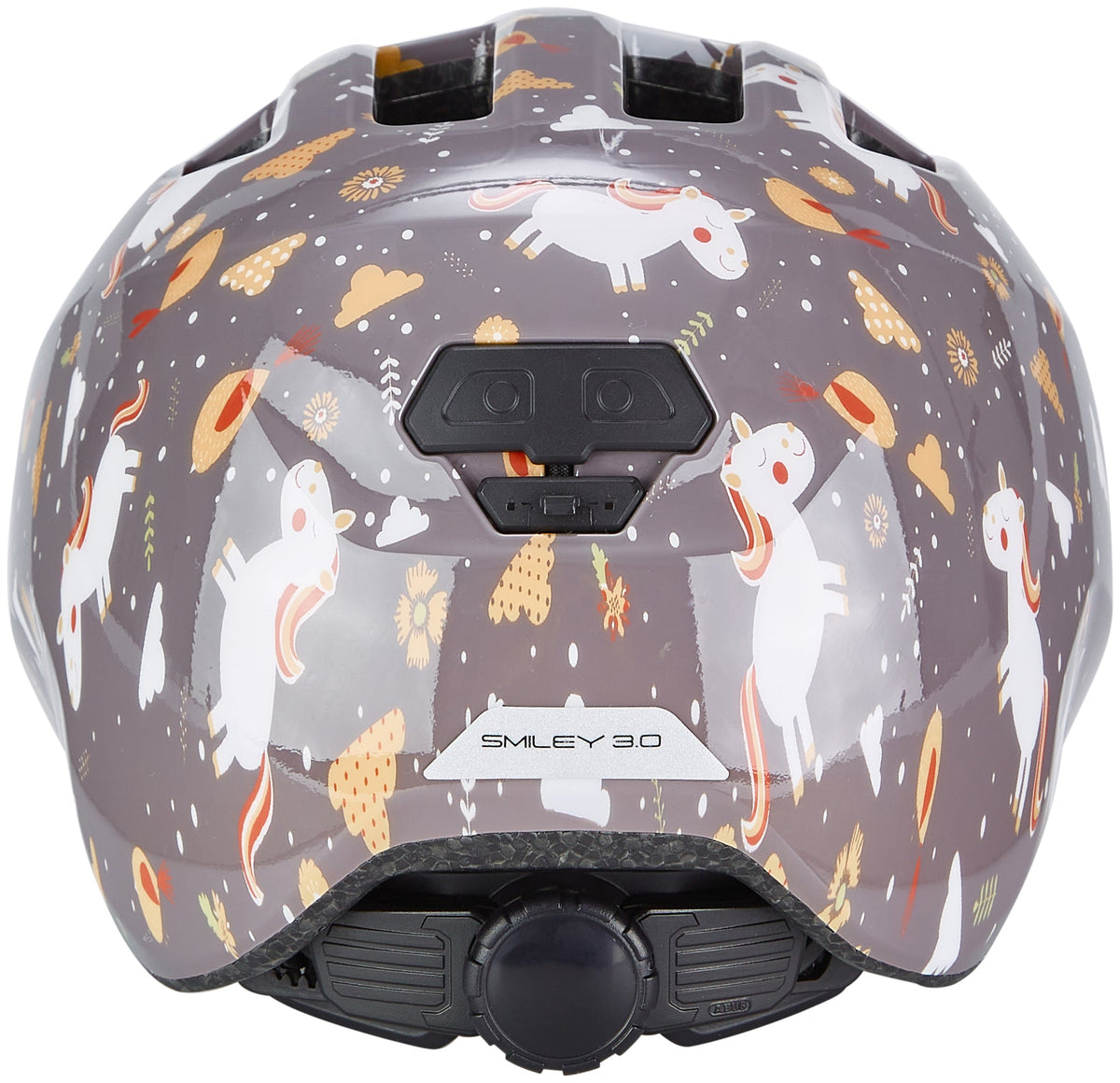 Casque ABUS Smiley 3.0 Kids gris cheval