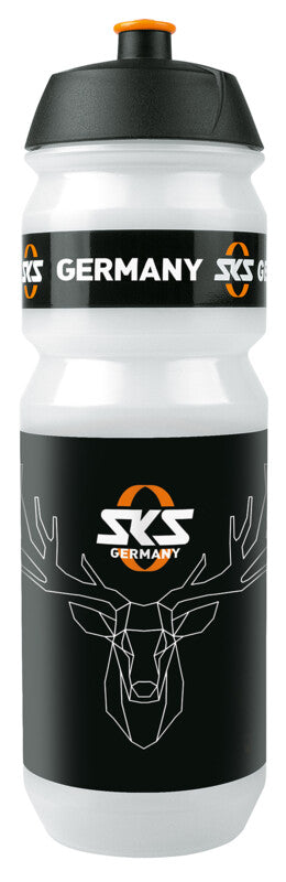 SKS Bouteille d'eau Hirsch 750ml noir/blanc