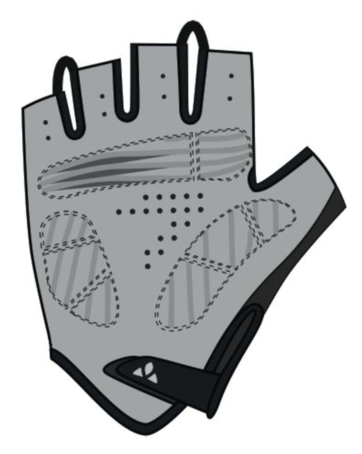 VAUDE Advanced Gloves II Femme noir